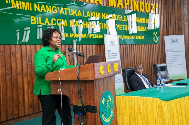 NAIBU KATIBU MKUU CCM BARA NDUGU MNDEME AFUNGUA SEMINA YA SIKU 1 YA FIDIA KWA WAFANYAKAZI DODOMA