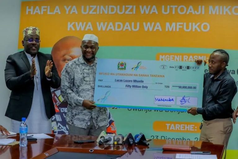 RAIS SAMIA AMWAGA MAMILIONI KWA WASANII