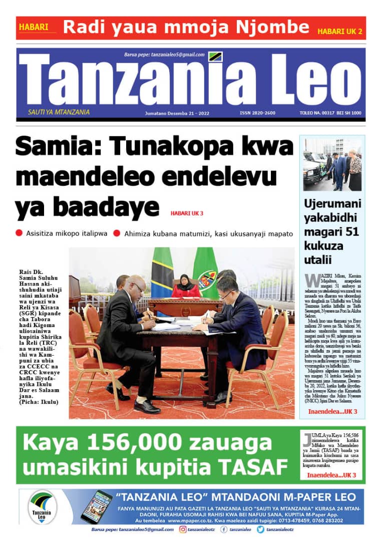 PITIA VICHWA VYA HABARI KATIKA MAGAZETI YA LEO DESEMBA 21,2022