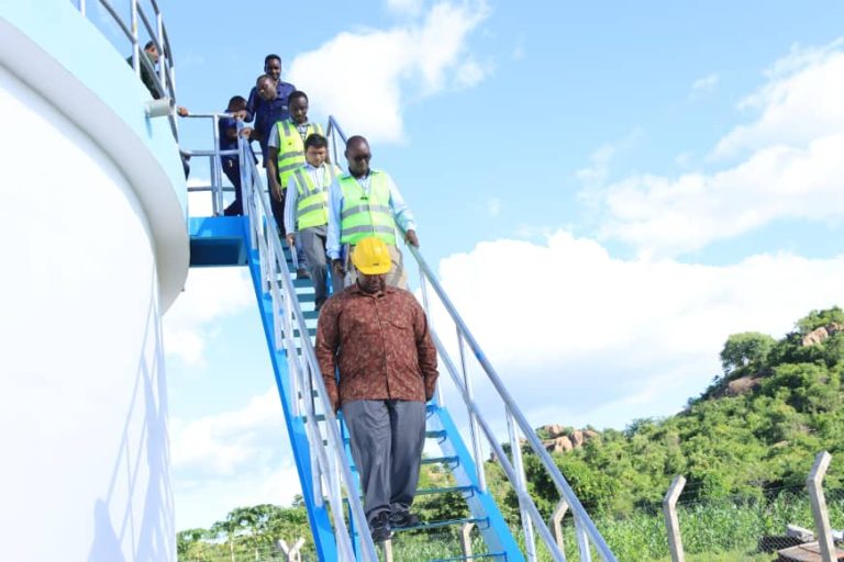 UTEKELEZAJI MRADI WA BILIONI 24.6 KUPELEKA MAJI TINDE NA SHELUI WAMKOSHA MHANDISI SANGA AMSHUKURU RAIS DKT. SAMIA