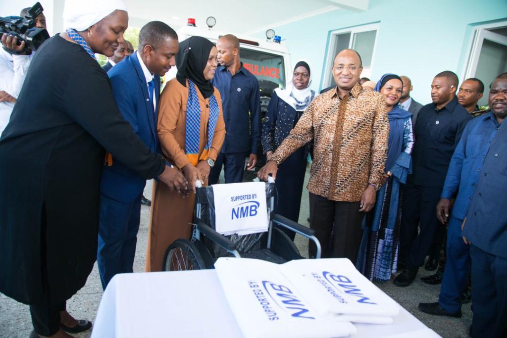 NMB YATOA MSAADA WA VIFAA TIBA HOSPITALI YA WILAYA MICHEWENI PEMBA