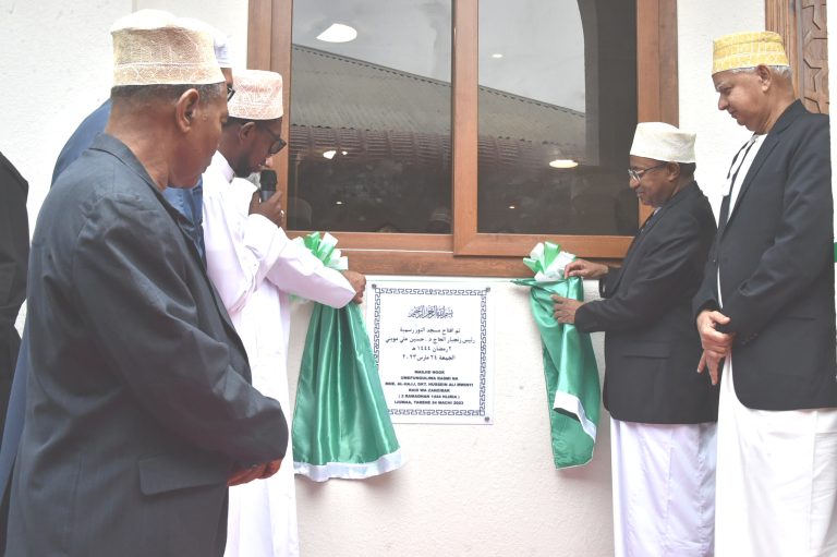 UFUNGUZI WA MASJID NOOR, ENEO KWA HAJI TUMBO ZANZIBAR