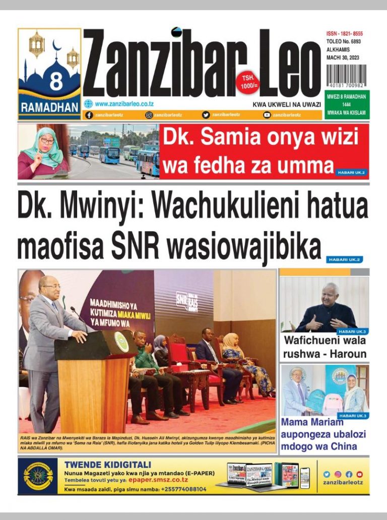 PITIA VICHWA VYA HABARI KATIKA MAGAZETI YA LEO MACHI 30,2023