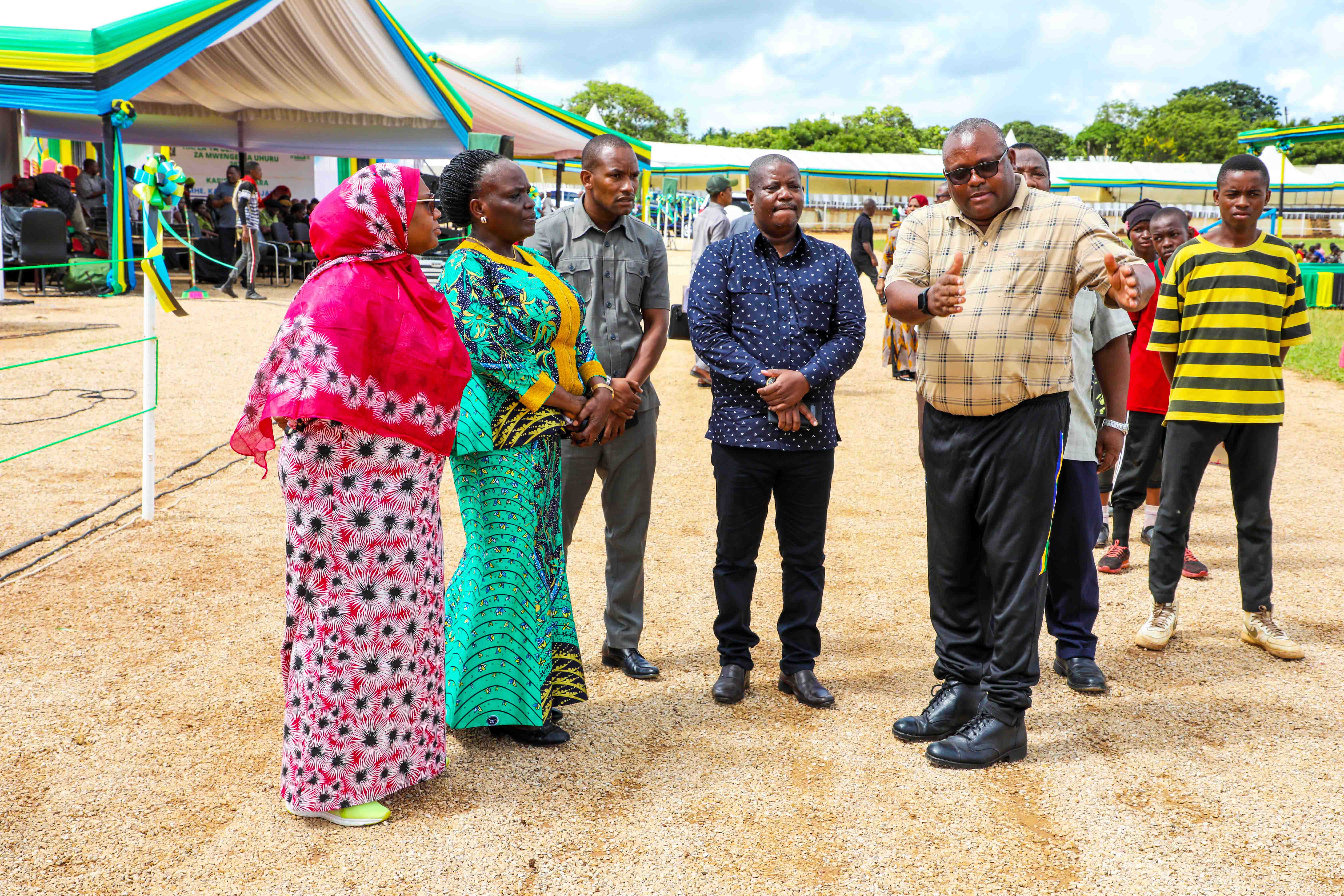 Waziri Ndalichako Akagua Maandalizi Ya Uzinduzi Wa Mbio Za Mwenge Wa