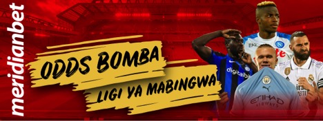 USIKU WA MABINGWA WENYE ODDS KUBWA