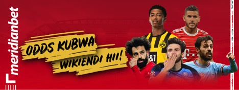 WIKIENDI YA KIBABE NA ODDS KUBWA MERIDIANBET