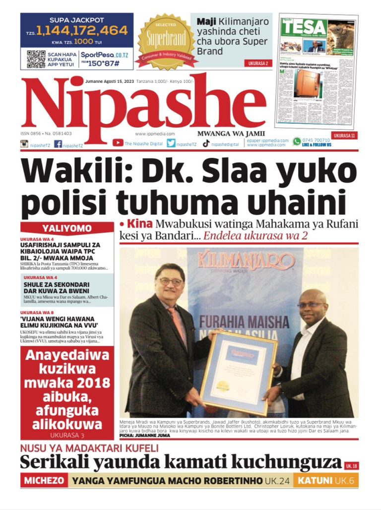 PITIA VICHWA VYA HABARI KATIKA MAGAZETI YA LEO AGOSTI 15,2023