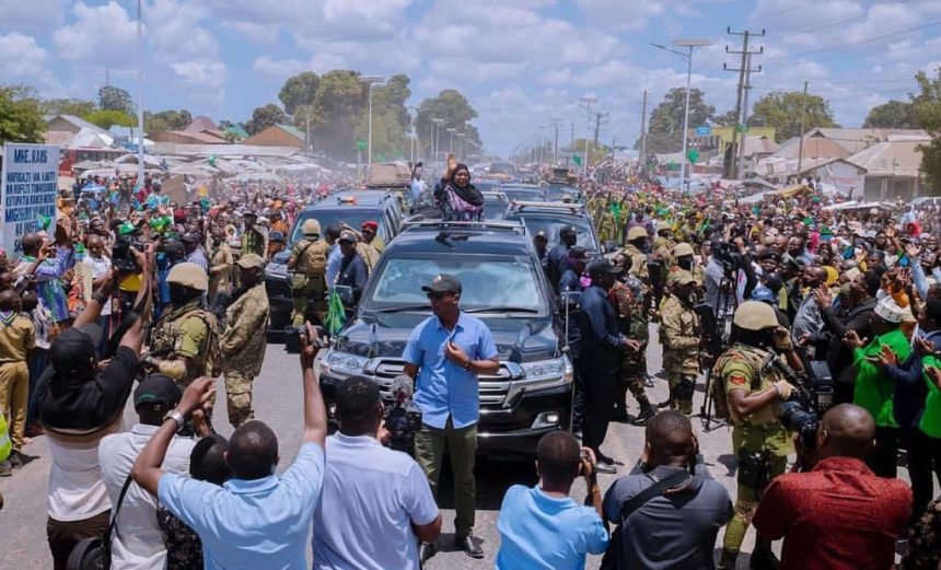 SERIKALI IMETENGA HEKTA 60,000 KWA AJILI YA KILIMO CHA UMWAGILIAJI MPUNGA,RUFIJI-DKT SAMIA