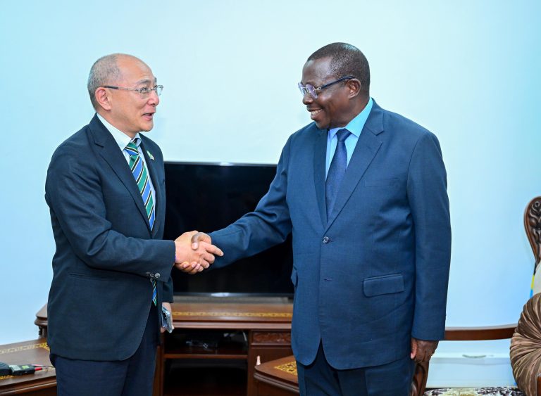 MAKAMU WA RAIS AFANYA MAZUNGUMZO NA BALOZI WA JAPAN TANZANIA