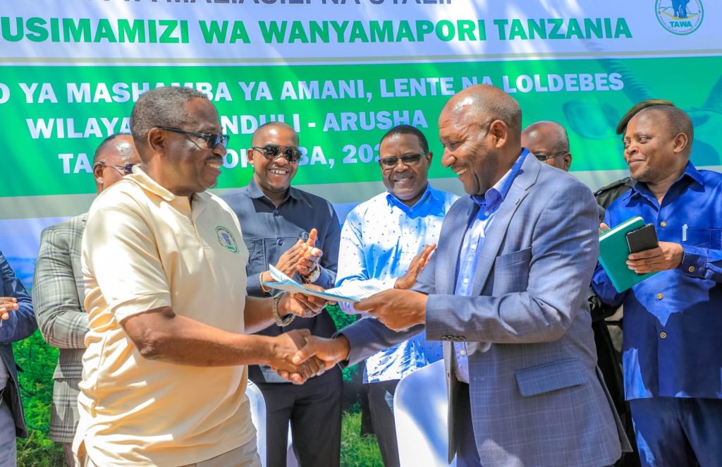TAWA YAKABIDHIWA RASMI MASHAMBA YA WANYAMAPORI YA LENTE, LOLDEBES NA AMANI ARUSHA