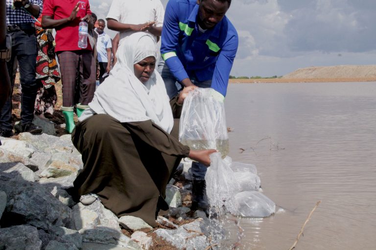 MGODI WA MWADUI WAPANDIKIZA VIFARANGA VYA SAMAKI BWAWA LA MWANG’HOLO