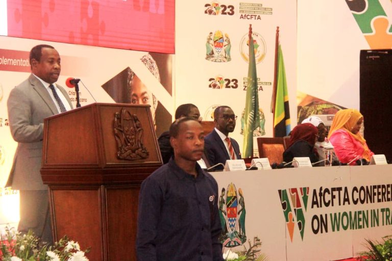 MH. OTHMAN MAULID ATAKA MATAIFA YA AFRIKA KUHARAKISHA UWEKAJI MAZINGIRA BORA KWA WAMAWAKE USHIRIKI KATIKA BIASHARA
