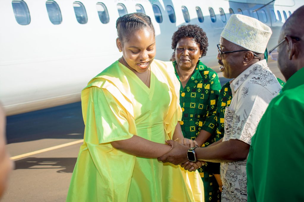 KATIBU MKUU UWT AWASILI SONGEA MKOANI RUVUMA