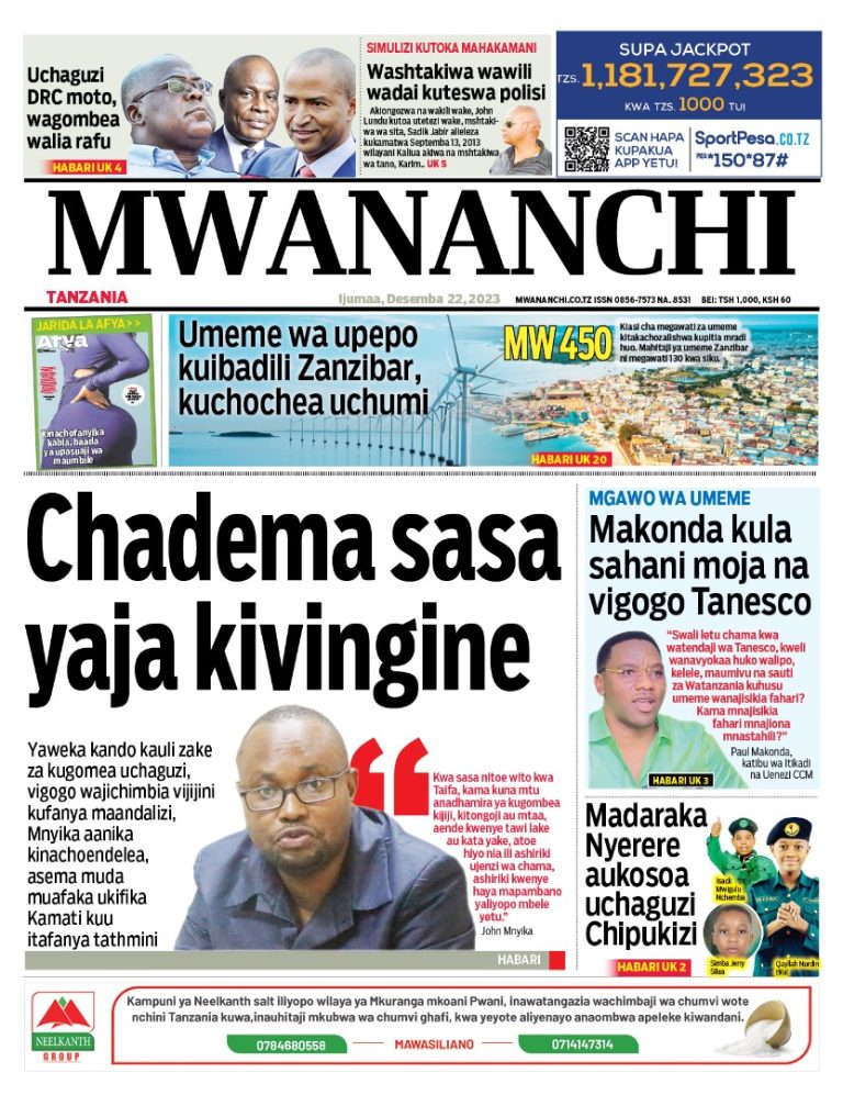 PITIA VICHWA VYA HABARI KATIKA MAGAZETI YA LEO DESEMBA 22,2023