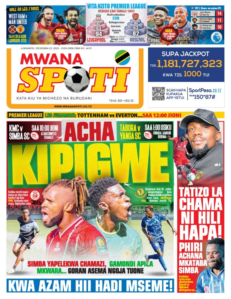 PITIA VICHWA VYA HABARI KATIKA MAGAZETI YA LEO DESEMBA 23,2023
