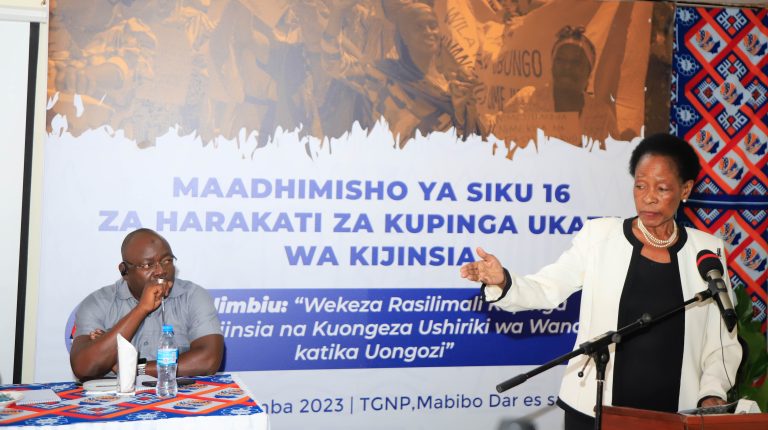 PROF. TIBAIJUKA ATAKA USHIRIKI WA WANAWAKE KATIKA UONGOZI