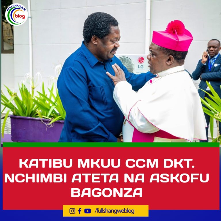 KATIBU MKUU CCM AKUTANA NA ASKOFU BAGONZA