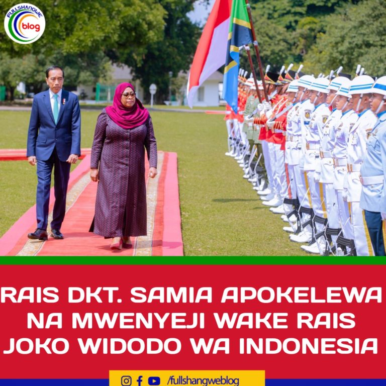 RAIS DKT. SAMIA APOKELEWA NA MWENYEJI WAKE RAIS JOKO WIDODO WA INDONESIA