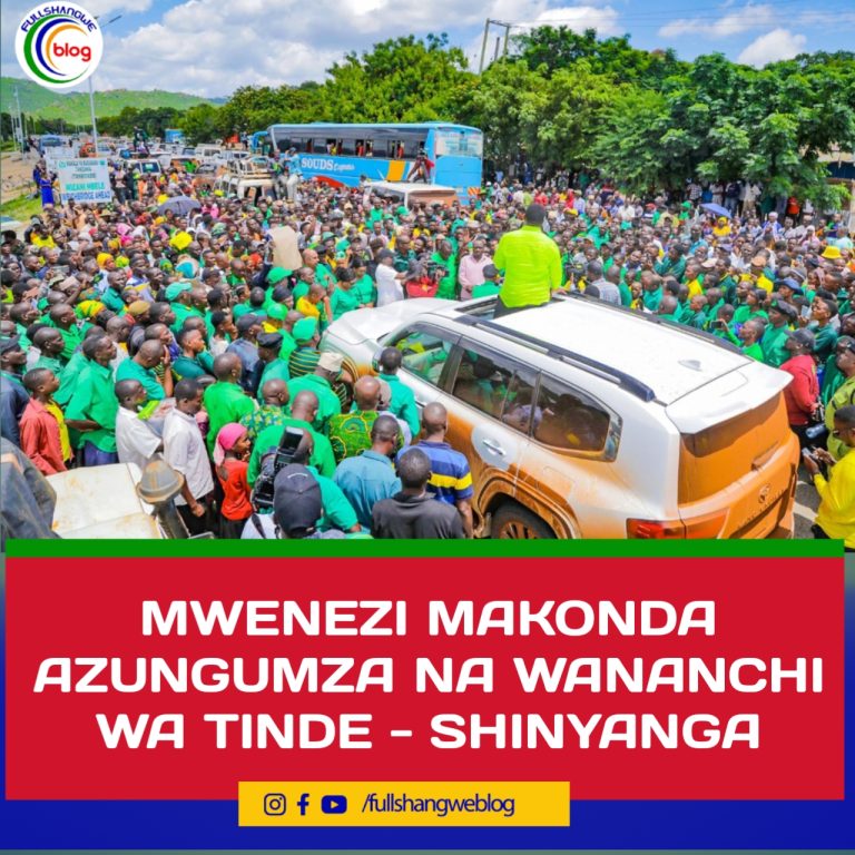 MWENEZI PAUL MAKONDA AKIZUNGUMZA NA WANANCHI WA TINDE – SHINYNGA
