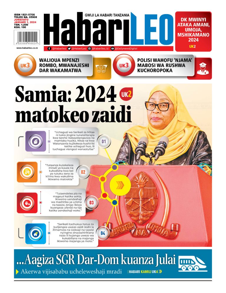 PITIA VICHWA VYA HABARI KATIKA MAGAZETI YA LEO JANUARI 1,2024