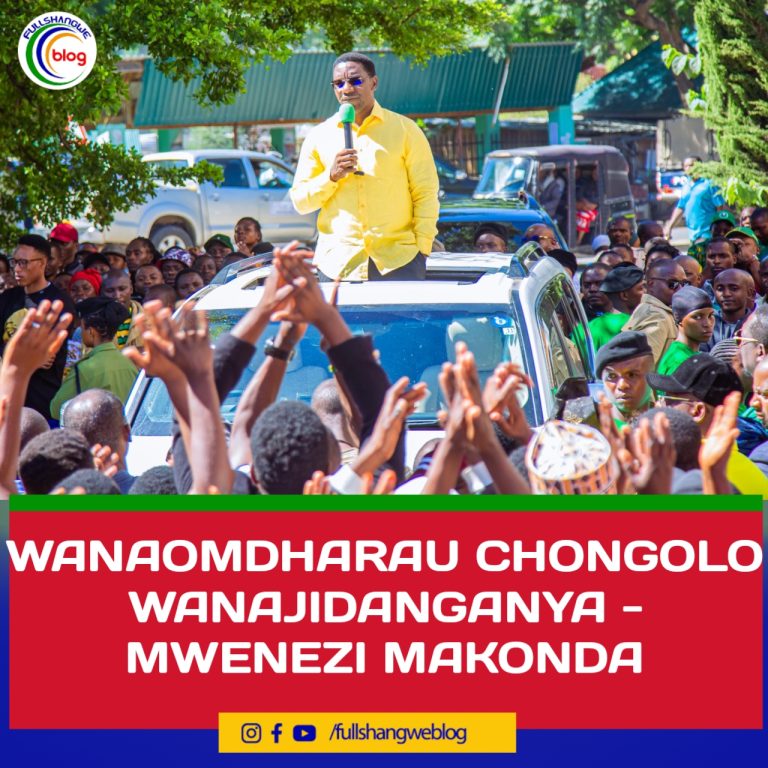 WANAOMDHARAU CHONGOLO WANAJIDANGANYA – MWENEZI MAKONDA