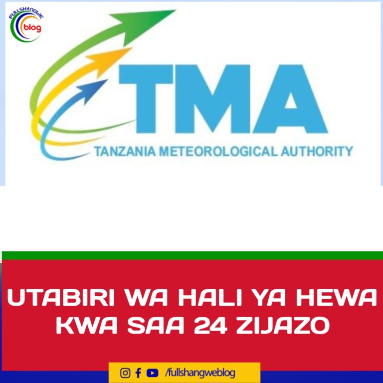UTABIRI WA HALI YA HEWA KWA SAA 24 ZIJAZO