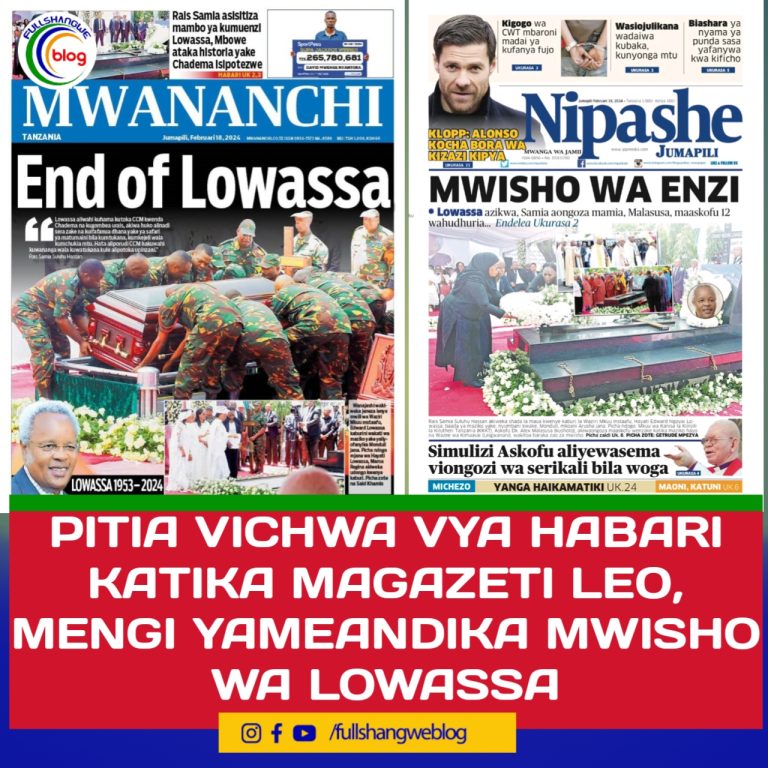 PITIA VICHWA VYA HABARI KATIKA MAGAZETI YA LEO FEBRUARI 18,2024