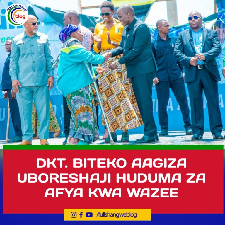 DKT. BITEKO AAGIZA UBORESHAJI HUDUMA ZA AFYA KWA WAZEE