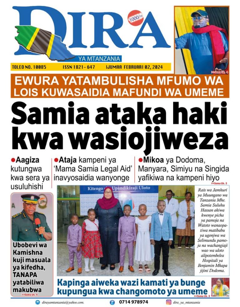 PITIA VICHWA VYA HABARI KATIKA MAGAZETI YA LEO FEBRUARI 2,2024