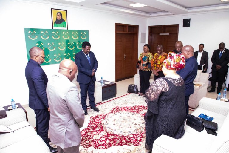 KATIBU MKUU WA CCM AKUTANA NA MABALOZI WA AFRIKA KUSINI, ANGOLA NA MSUMBIJI