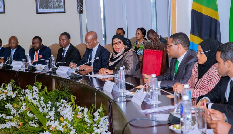 RAIS SAMIA AMUANDALIA DHIFA  HAFLA YA CHAKULA CHA  MCHANA MGENI WAKE RAIS DUDA WA POLAND
