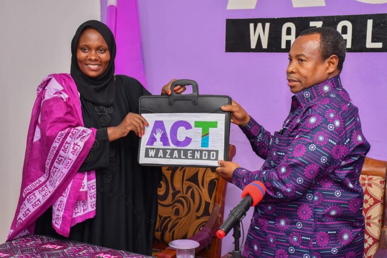 MCHUANO MKALI NAFASI YA UENYEKITI ACT-WAZALENDO