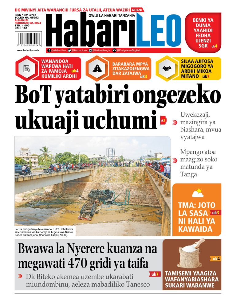 PITIA VICHWA VYA HABARI KATIKA MAGAZETI YA LEO FEBRUARI 22,2024