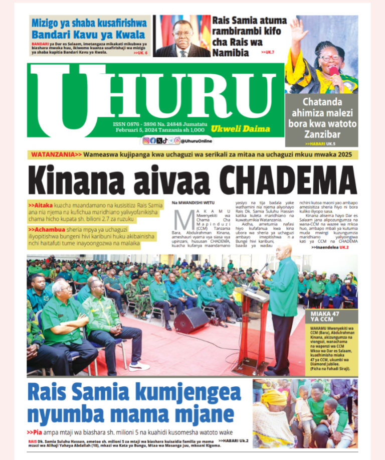 PITIA VICHWA VYA HABARI KATIKA MAGAZETI YA LEO FEBRUARI 5,2024