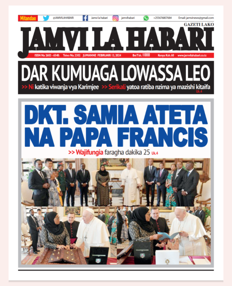 PITIA VICHWA VYA HABARI KATIKA MAGAZETI YA LEO FEBRUARI 13,2024