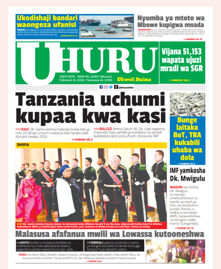 PITIA VICHWA VYA HABARI KATIKA MAGAZETI YA LEO FEBRUARI 15,2024