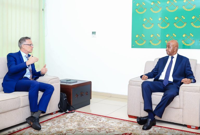 KINANA AZUNGUMZA NA MABALOZI WA UINGEREZA NA UGANDA NCHINI TANZANIA LEO JIJINI DAR ES SALAAM.