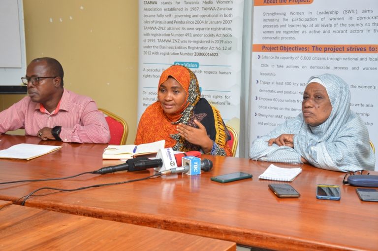 TAMWA ZNZ YAFANYA TATHMINI TUZO ZA TAKWIMU KUHUSU WANAWAKE NA UONGOZI ZILIZOTOLEWA HIVI KARIBUNI