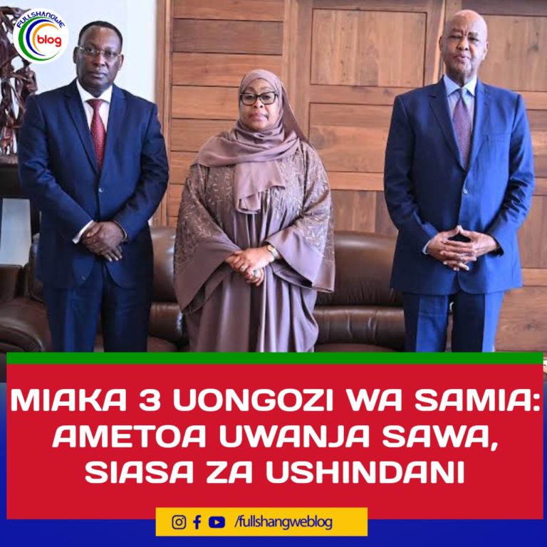 MIAKA 3 UONGOZI WA SAMIA: AMETOA UWANJA SAWA SIASA ZA USHINDANI