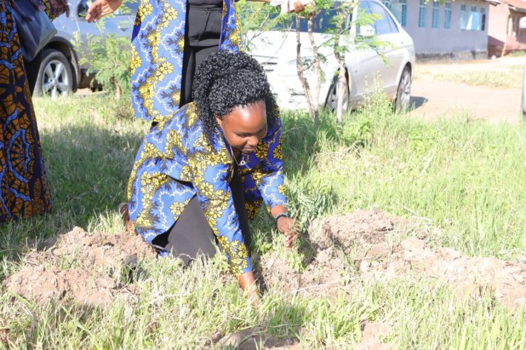 WATUMISHI WANAWAKE WA TCDC WAUNGANA NA WANAWAKE DUNIANI KWA KUPANDA MITI