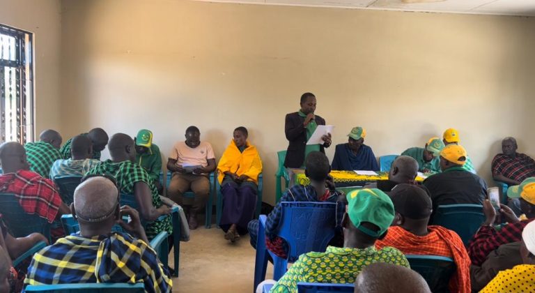 DIWANI SIRIA BARAKA KIDUYA ASOMA TAARIFA YA UTEKELEZAJI LOIBORSOIT