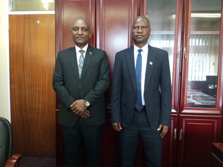BALOZI KASIKE AKUTANA NA WAZIRI WA KILIMO WA ESWATINI