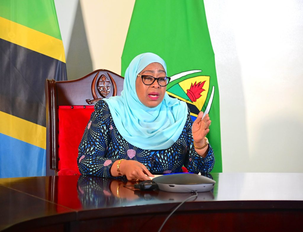 RAIS DKT. SAMIA AZUNGUMZA NA MABALOZI WANAOIWAKILISHA TANZANIA NCHI YA NJE