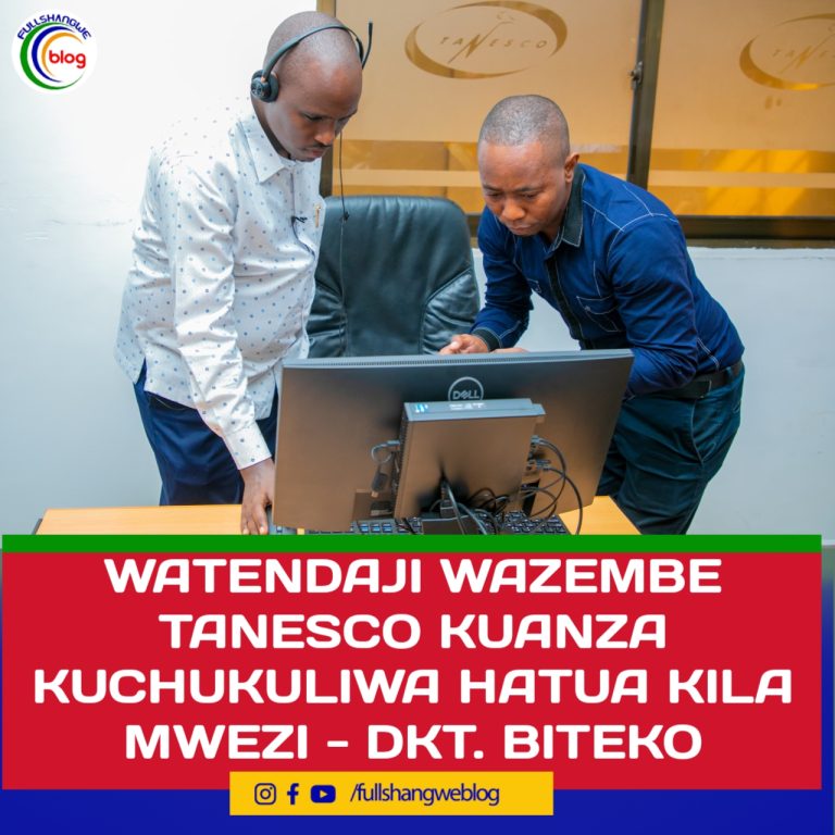 WATENDAJI WAZEMBE TANESCO KUANZA KUCHUKULIWA HATUA KILA MWEZI – DKT. BITEKO