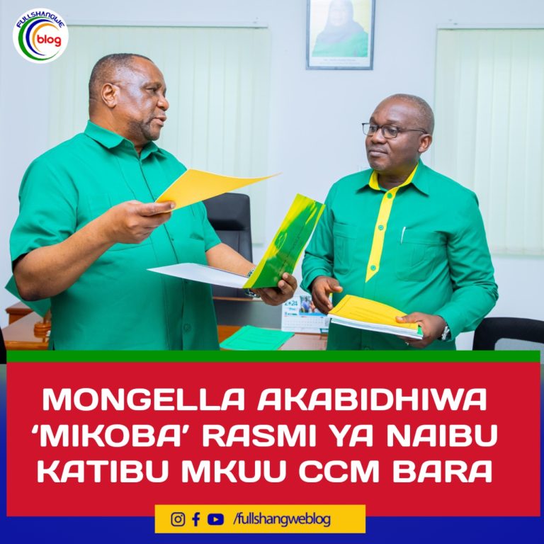 MONGELLA AKABIDHIWA ‘MIKOBA’ RASMI YA NAIBU KATIBU MKUU CCM BARA