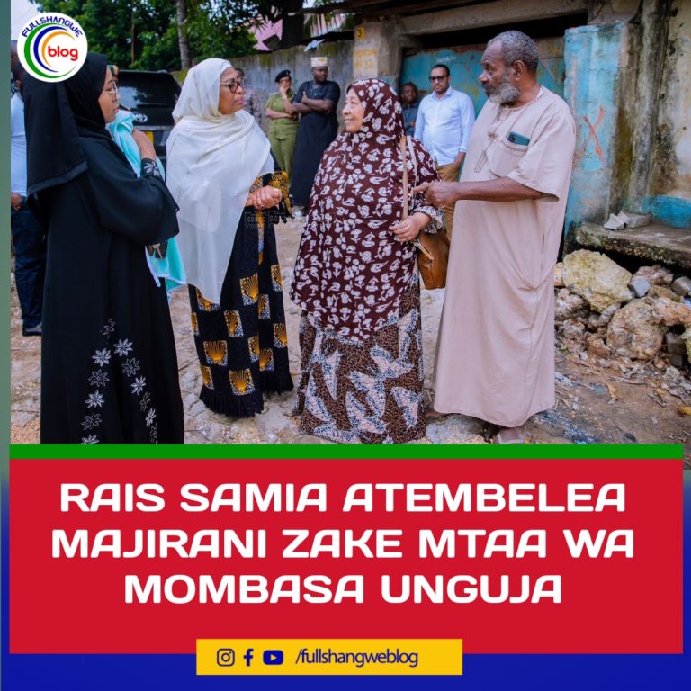 RAIS SAMIA ATEMBELEA MAJIRANI ZAKE MTAA WA MOMBASA UNGUJA