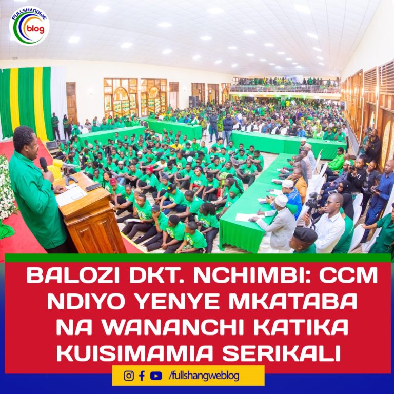 BALOZI DKT. NCHIMBI: CCM NDIYO YENYE MKATABA NA WANANCHI KATIKA KUISIMAMIA SERIKALI