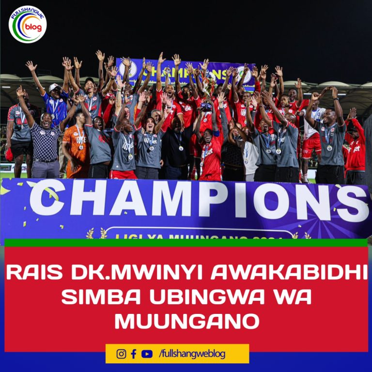 RAIS DK.MWINYI AWAKABIDHI SIMBA UBINGWA WA MUUNGANO