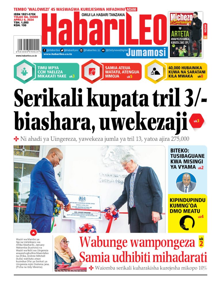 PITIA VICHWA VYA HABARI KATIKA MAGAZETI YA LEO APRILI 6,2024