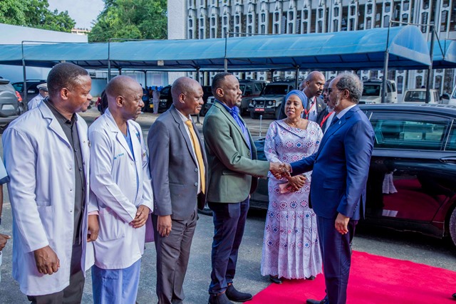 RAIS WA SOMALIA  MHE.HASSAN SHEIKH MOHAMUD AIPONGEZA JKCI